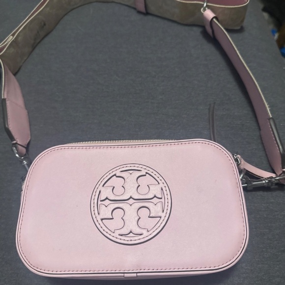 Tory Burch Miller Mini Crossbody Bag - Pink Plie - Picture 1 of 5